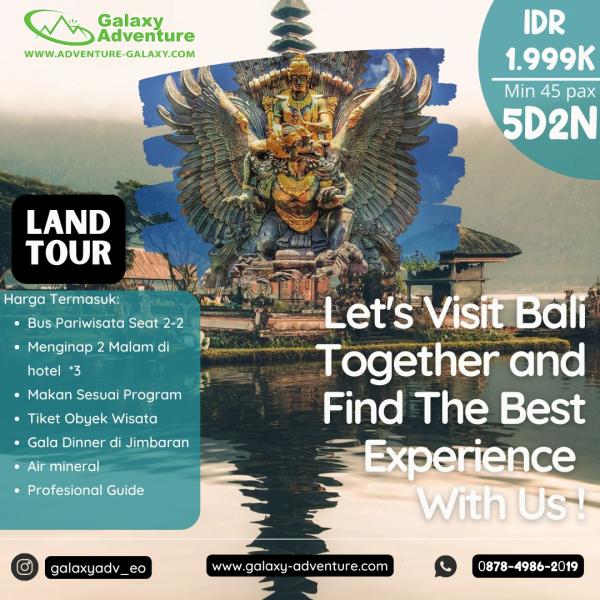 Paket Land Tour Outbound Dan Gathering Bali 5d2n