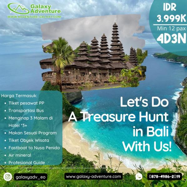 Paket Outbound Gathering Dan Tour Bali 4d3n