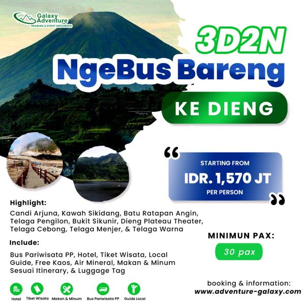 Paket Tour And Gathering Outing Gunung Dieng