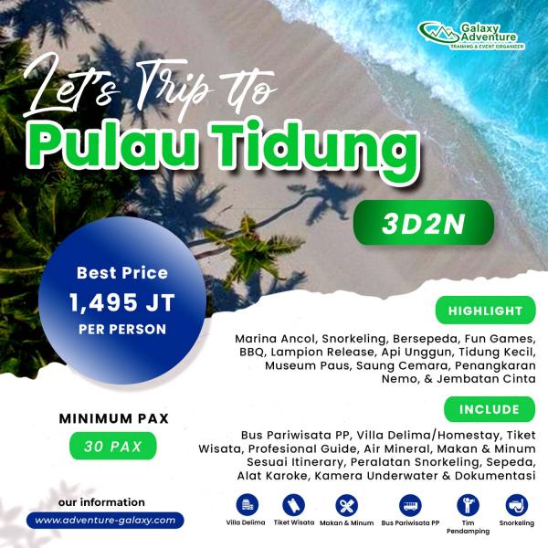Paket Tour And Gathering Outing Pulau Tidung