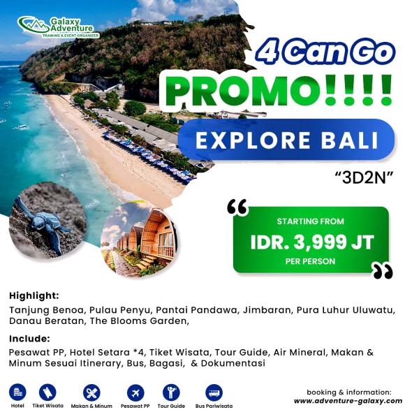 Paket Tour And Gathering Promo Bali