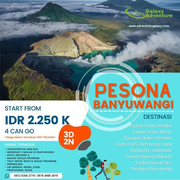 Paket Tour Gathering Banyuwangi 3d2n
