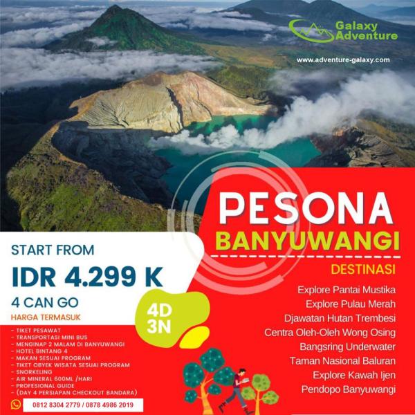 Paket Tour Gathering Banyuwangi 4d3n